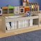 Flash Furniture Bright Beginnings Commercial Modular Wooden Classroom 2 Sided, 3 Section, Natural MK-KE24596-GG - alternate 4